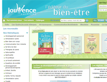 Tablet Screenshot of jouvence.org